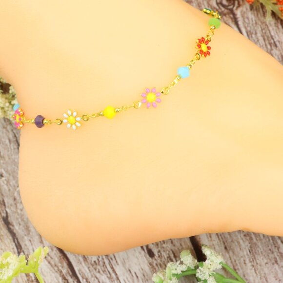 "Dainty Anklet for Women – Elegant Everyday Jewelry & Perfect Gift | MLCRC1160 - Picture 2 of 10